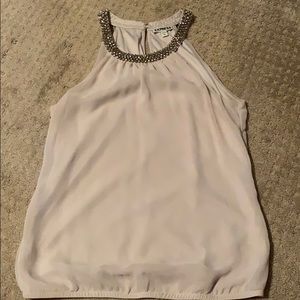 Express Beaded Neck Blouse